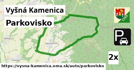 Parkovisko, Vyšná Kamenica