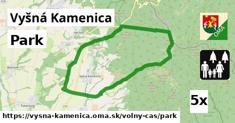 Park, Vyšná Kamenica