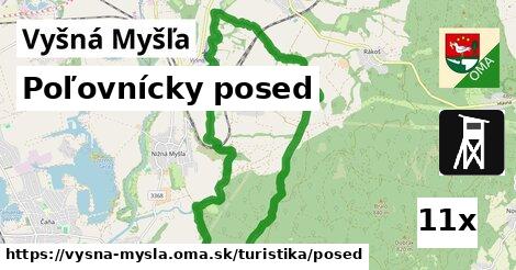 Poľovnícky posed, Vyšná Myšľa