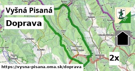 doprava v Vyšná Pisaná