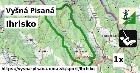 ihrisko v Vyšná Pisaná