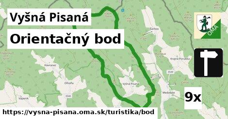 Orientačný bod, Vyšná Pisaná