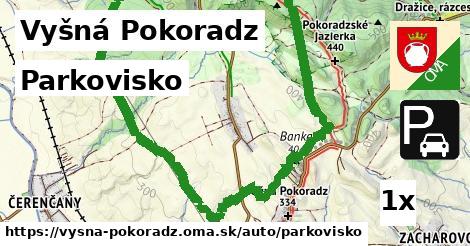 Parkovisko, Vyšná Pokoradz