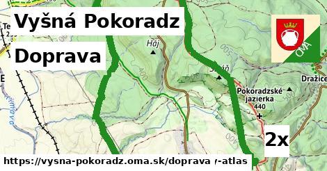 doprava v Vyšná Pokoradz