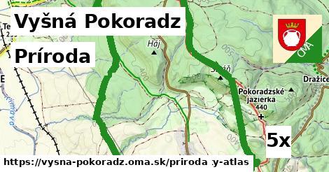 príroda v Vyšná Pokoradz