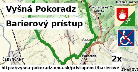 Barierový prístup, Vyšná Pokoradz