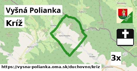 Kríž, Vyšná Polianka