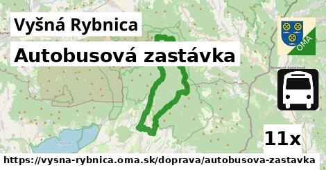 Autobusová zastávka, Vyšná Rybnica