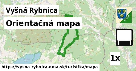 Orientačná mapa, Vyšná Rybnica