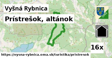 Prístrešok, altánok, Vyšná Rybnica