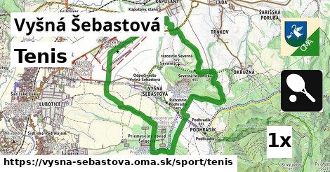 tenis v Vyšná Šebastová