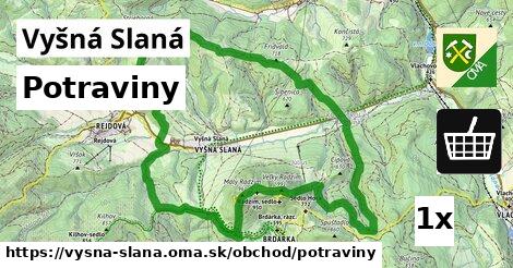 Potraviny, Vyšná Slaná