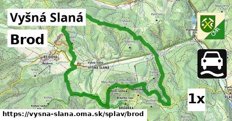 Brod, Vyšná Slaná