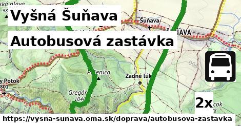 Autobusová zastávka, Vyšná Šuňava