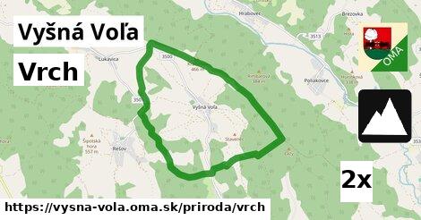 Vrch, Vyšná Voľa