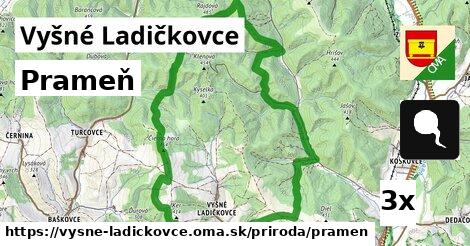 Prameň, Vyšné Ladičkovce