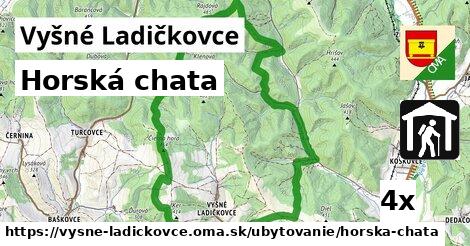 horská chata v Vyšné Ladičkovce