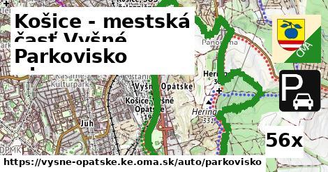 Parkovisko, Košice - mestská časť Vyšné Opátske