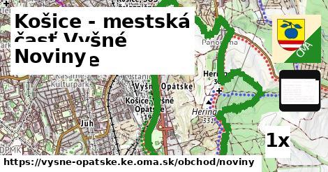 Noviny, Košice - mestská časť Vyšné Opátske