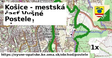 Postele, Košice - mestská časť Vyšné Opátske