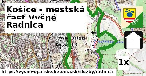 Radnica, Košice - mestská časť Vyšné Opátske