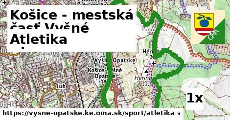 Atletika, Košice - mestská časť Vyšné Opátske