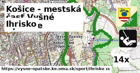 Ihrisko, Košice - mestská časť Vyšné Opátske