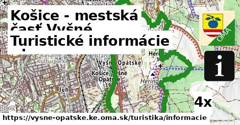 Turistické informácie, Košice - mestská časť Vyšné Opátske