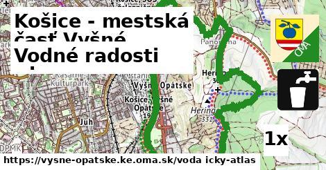 vodné radosti v Košice - mestská časť Vyšné Opátske