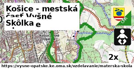 Skôlka, Košice - mestská časť Vyšné Opátske