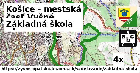 Základná škola, Košice - mestská časť Vyšné Opátske