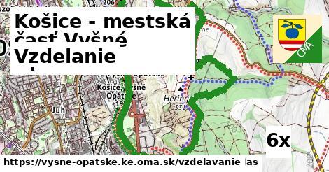 vzdelanie v Košice - mestská časť Vyšné Opátske