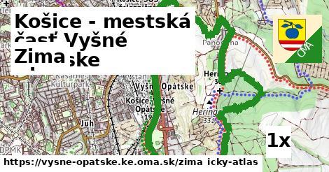 zima v Košice - mestská časť Vyšné Opátske