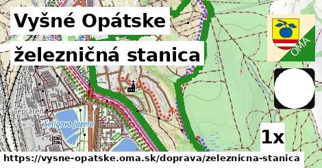 železničná stanica v Vyšné Opátske