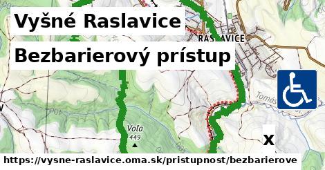 Bezbarierový prístup, Vyšné Raslavice