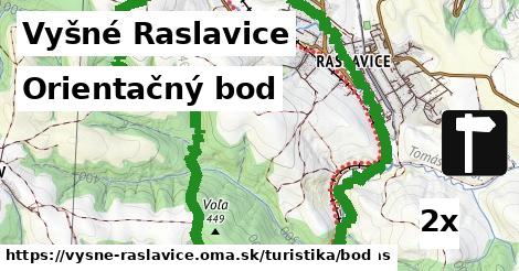 Orientačný bod, Vyšné Raslavice