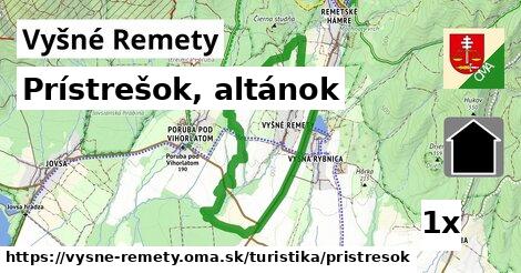 Prístrešok, altánok, Vyšné Remety