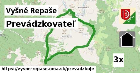 prevádzkovateľ v Vyšné Repaše