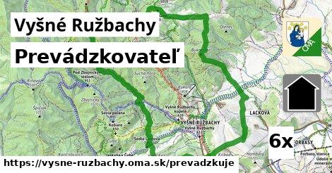 prevádzkovateľ v Vyšné Ružbachy