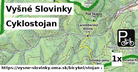 Cyklostojan, Vyšné Slovinky