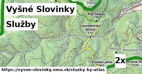 služby v Vyšné Slovinky