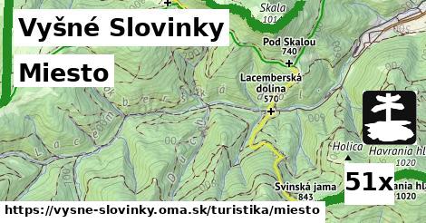 Miesto, Vyšné Slovinky