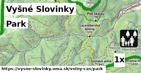 Park, Vyšné Slovinky