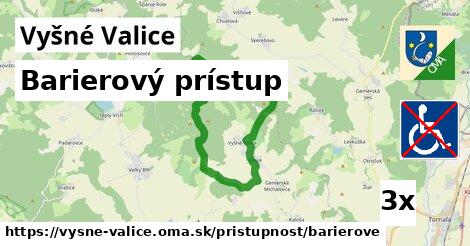 barierový prístup v Vyšné Valice