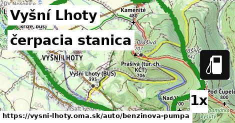 čerpacia stanica, Vyšní Lhoty