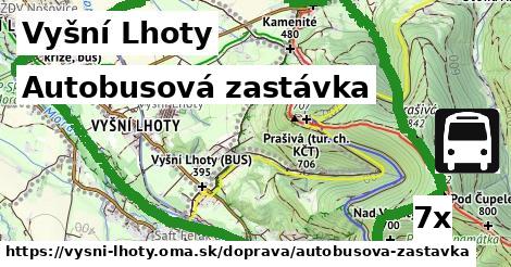 Autobusová zastávka, Vyšní Lhoty