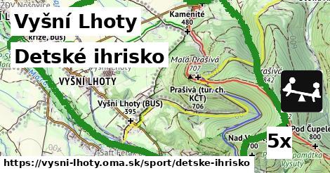 Detské ihrisko, Vyšní Lhoty