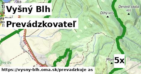 prevádzkovateľ v Vyšný Blh