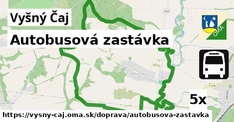 Autobusová zastávka, Vyšný Čaj