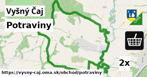 Potraviny, Vyšný Čaj